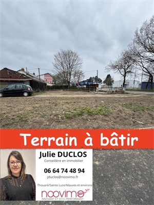 terrain à la vente -   44980  SAINTE LUCE SUR LOIRE, surface 281 m2 vente terrain - UBI464338832